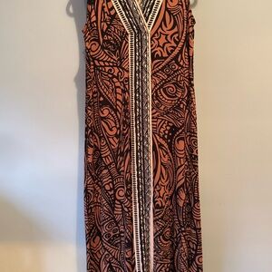 Soft Surroundings Ikeria Sleeveless Maxi Dress